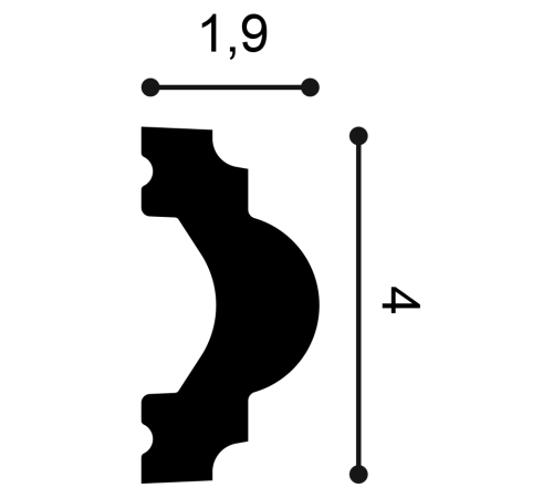 Молдинг гибкий Orac Decor Axxent PX120F