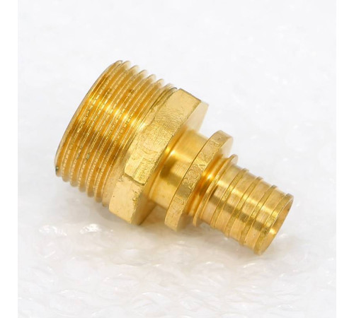 Муфта надвижная REHAU Rautitan RX+ 20х1 с наружной резьбой бронза 14563161001
