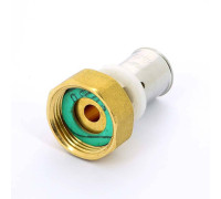 Муфта пресс с накидной гайкой Uni-Fitt 16x3/4 плоское уплотнение 714G6300