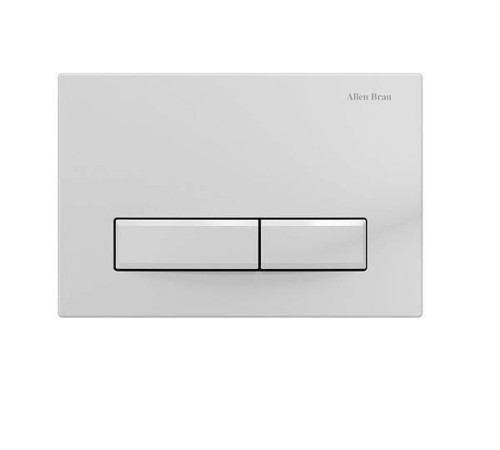 Клавиша смыва Allen Brau Fantasy 24.5x16.5 см белая 9.20003.20