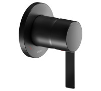 Смеситель для душа однорычажный Keuco IXMO Pure круглая розетка черный матовый 59551 379501