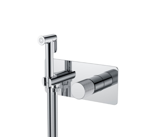 Гигиенический душ со смесителем Boheme Stick Linea встраиваемый хром 127-CRCR.3