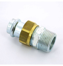 Муфта пресс-НР разъемная Viega Prestabo 22x1 оцинкованная сталь 642341