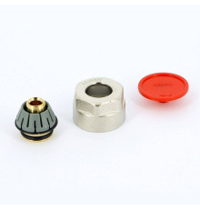 Соединитель обжимной REHAU RAUTHERM S 17x2.0 мм - 3/4 EK никелированный 250607