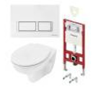 Комплект инсталляции TECE TECEspring с панелью смыва белый глянцевый K955203