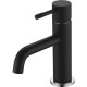Смеситель для раковины Boheme Uno черный матовый/хром матовый 461-BCR