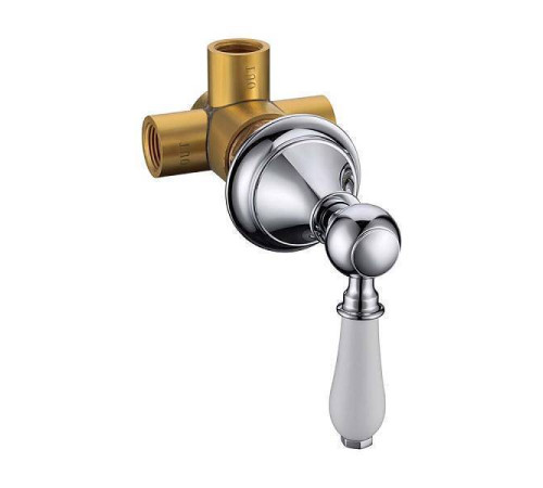 Дайвертер встраиваемый Boheme Brillante хром 624