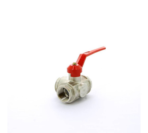 Кран шаровой трехходовой ITAP 128 T-порт рычаг 1 1/4 ВВ 1280114T