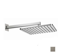 Душ верхний настенный с кронштейном Bossini COSMO 477x280 мм шлифованный никель H69598I.094