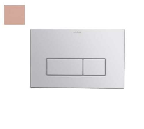 Кнопка смыва для инсталляции Boheme нержавеющая сталь brushed bronze 669-BRB