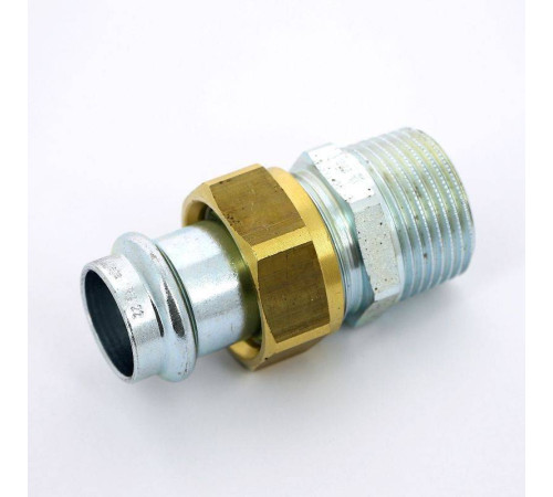 Муфта пресс-НР разъемная Viega Prestabo 22x1 оцинкованная сталь 642341