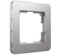 Рамка из металла на 1 пост Platinum алюминий W0012606