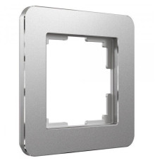 Рамка из металла на 1 пост Platinum алюминий W0012606
