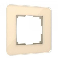 Рамка из стекла на 1 пост Elite айвори W0012443