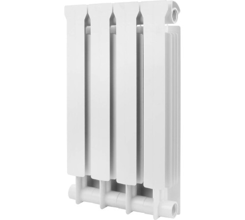 Радиатор биметаллический Global STYLE EXTRA 500 4 секции боковое подключение RAL 9010 STE05001004