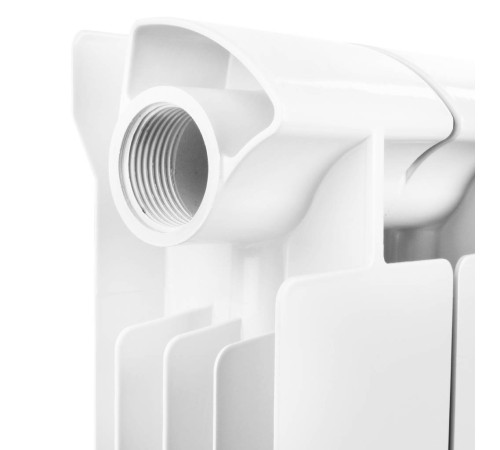 Радиатор биметаллический Global STYLE EXTRA 500 4 секции боковое подключение RAL 9010 STE05001004