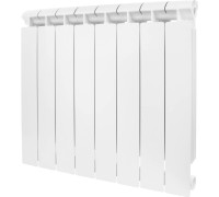 Радиатор биметаллический Global STYLE EXTRA 500 8 секций боковое подключение RAL 9010 STE05001008