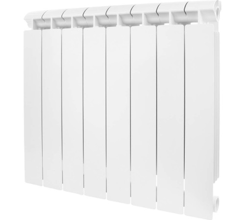 Радиатор биметаллический Global STYLE EXTRA 500 8 секций боковое подключение RAL 9010 STE05001008