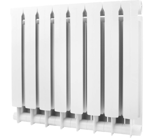 Радиатор биметаллический Global STYLE EXTRA 500 8 секций боковое подключение RAL 9010 STE05001008
