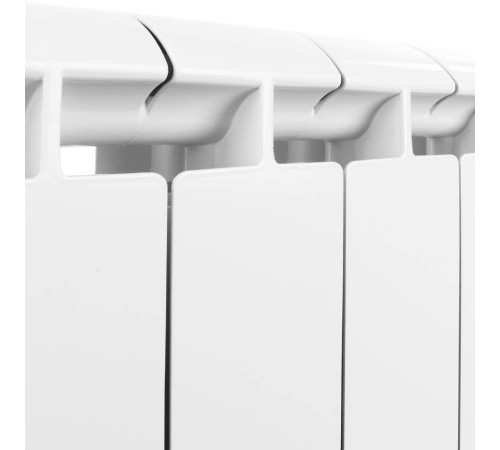 Радиатор биметаллический Global STYLE EXTRA 500 8 секций боковое подключение RAL 9010 STE05001008