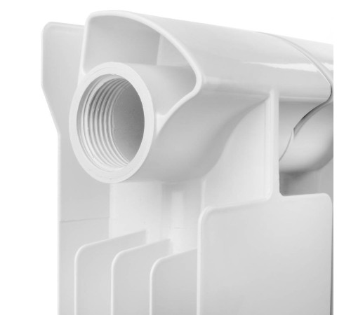 Радиатор биметаллический Global STYLE EXTRA 500 8 секций боковое подключение RAL 9010 STE05001008