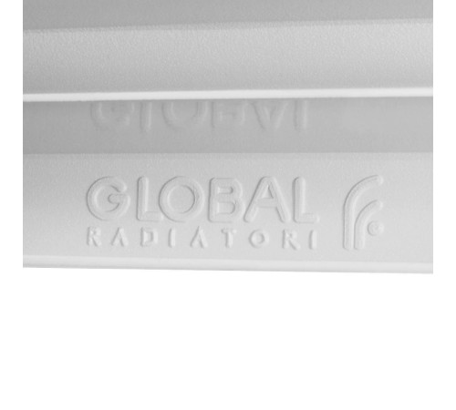 Радиатор биметаллический Global STYLE EXTRA 500 8 секций боковое подключение RAL 9010 STE05001008