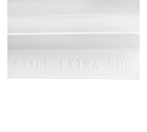 Радиатор биметаллический Global STYLE EXTRA 500 8 секций боковое подключение RAL 9010 STE05001008
