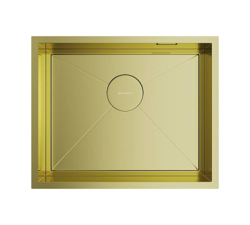 Кухонная мойка Omoikiri Kasen 54-16-INT-LG светлое золото 54x44 см 4997060
