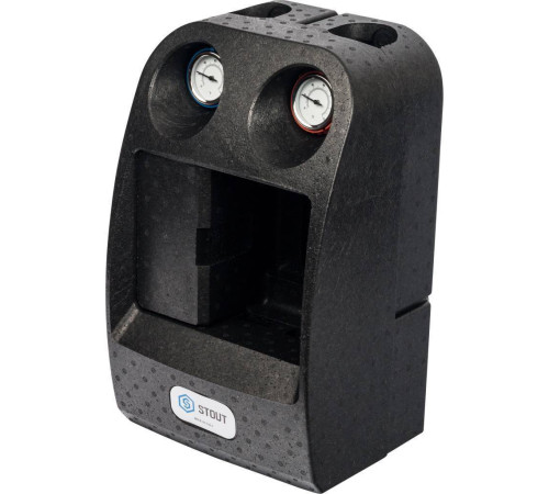 Насосная группа STOUT SDG-0003 с трехходовым смесителем 1 без насоса SDG-0003-002501