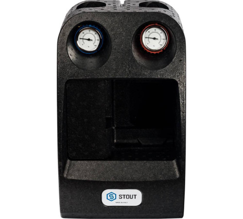 Насосная группа STOUT SDG-0007 с трехходовым смесителем 1 без насоса SDG-0007-002501