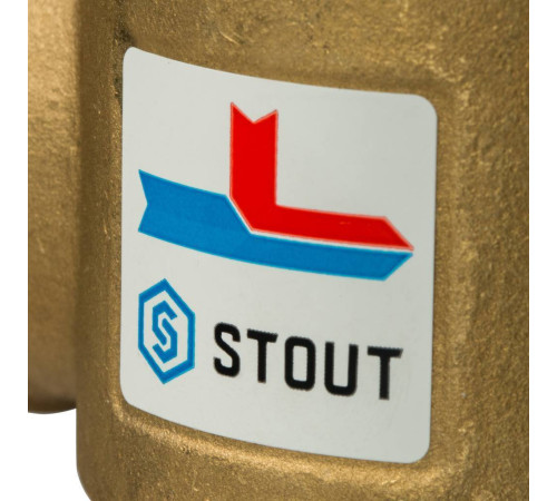 Клапан термостатический смесительный STOUT SVM-0030 G 1 1/4 НР 70 °C SVM-0030-325508