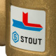 Клапан термостатический смесительный STOUT SVM-0030 G 1 1/4 НР 70 °C SVM-0030-325508