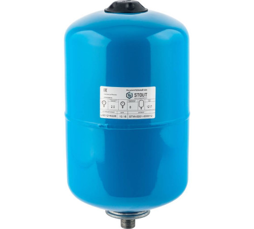 Гидроаккумулятор STOUT STW-0001 вертикальный 12 л синий STW-0001-000012