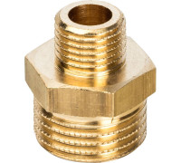 Ниппель переходной STOUT 1/2x1/4 НН латунный SFT-0003-001214
