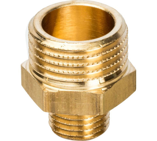 Ниппель переходной STOUT 1/2x1/4 НН латунный SFT-0003-001214