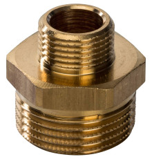 Ниппель переходной STOUT 3/4x3/8 НН латунный SFT-0003-003438
