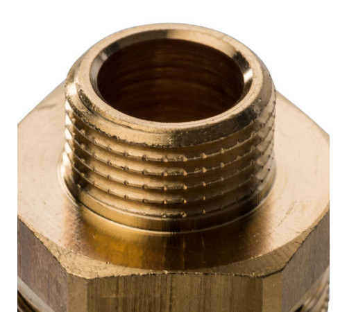 Ниппель переходной STOUT 3/4x3/8 НН латунный SFT-0003-003438
