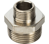 Ниппель переходной STOUT никелированный 3/4x3/8 НР-НР SFT-0004-003438