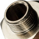 Ниппель переходной STOUT никелированный 3/4x3/8 НР-НР SFT-0004-003438