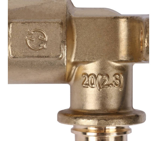 Угольник настенный STOUT с длинным патрубком 20-Rp 1/2 SFA-0032-002012