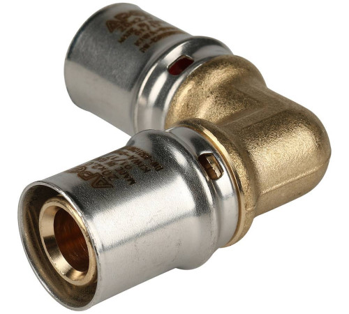 Угольник STOUT 90° 20х20 мм для металлопластиковых труб пресс SFP-0009-002020