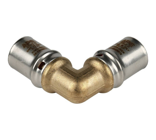 Угольник STOUT 90° 20х20 мм для металлопластиковых труб пресс SFP-0009-002020