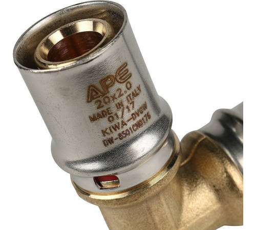 Угольник STOUT 90° 20х20 мм для металлопластиковых труб пресс SFP-0009-002020