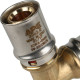 Угольник STOUT 90° 20х20 мм для металлопластиковых труб пресс SFP-0009-002020