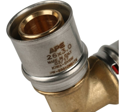 Угольник STOUT 90° 26х26 мм для металлопластиковых труб пресс SFP-0009-002626