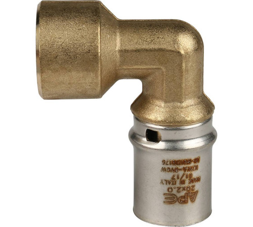 Угольник-переходник STOUT 20x1/2 внутренняя резьба пресс SFP-0010-001220