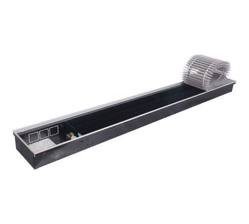 Конвектор внутрипольный STOUT SCN 80х190х1400 мм с роликовой решеткой SCN-1100-0819140