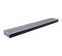 Конвектор внутрипольный STOUT SCQ 75х240х1500 мм с роликовой решеткой SCQ-1100-0724150