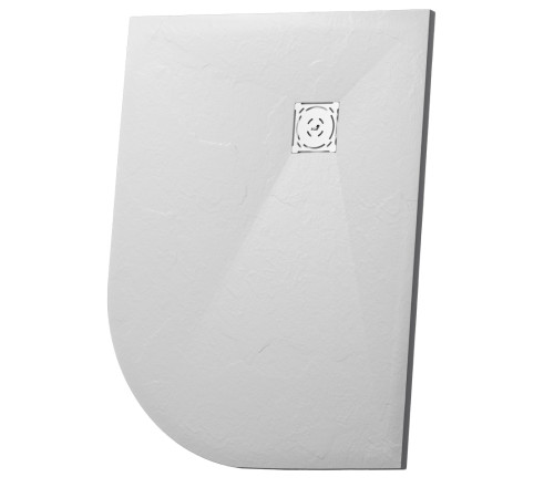 Душевой поддон асимметричный RGW Stone Tray ST/AL-W 1200х800 мм белый 16154128-01L
