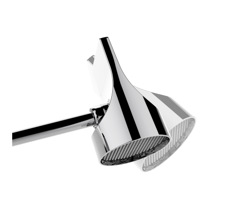 Верхний душ Bossini Apice Ø 100 мм с поворотным держателем хром HH1000.030